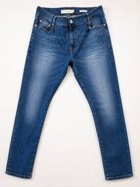 GUESS Men's Jeans Blue 38×32 Skinny Fit Stretch SmartGuess Eco Denim